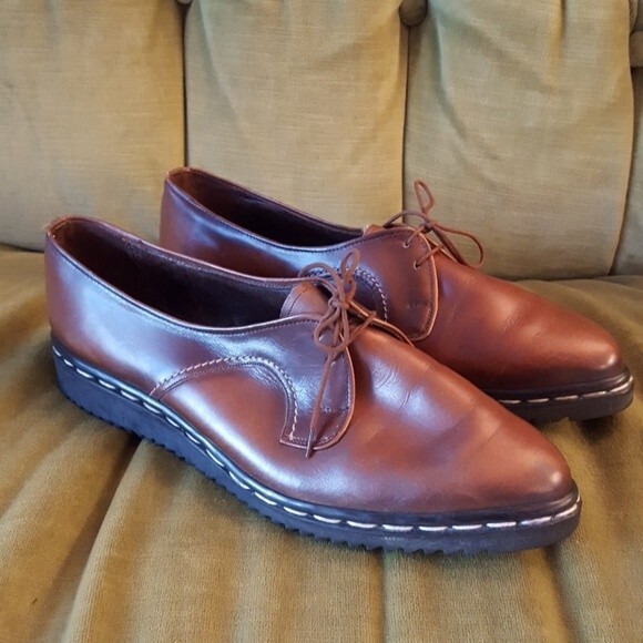 Vintage Shoes - Vintage 70s Westland Brown Leather Lace-Up Oxfords